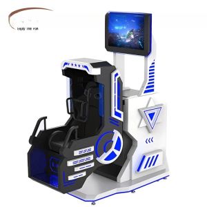  Crazy Arcade Virtual Reality 360 VR Roller Coaster Machine 9d Customizable Manufactures