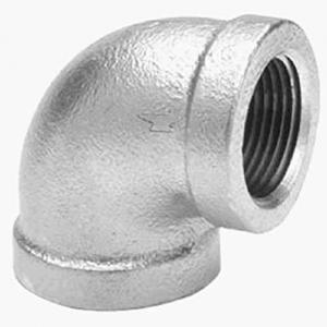  Malleable Iron Pipe Fitting 90 Degree Elbow 1-1/4 NPT Female Galvanized Finish Manufactures