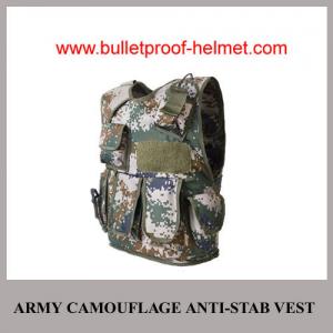  Wholesale Cheap China NIJ Army Digital Camouflage Police Bulleptoof Anti-Stab Vest Manufactures