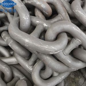  Grade U3 Black Painted Studlink Anchor Chain Manufactures