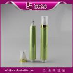 AY-15ml metalized color airless plastic roll on bottle professional manufacturer
