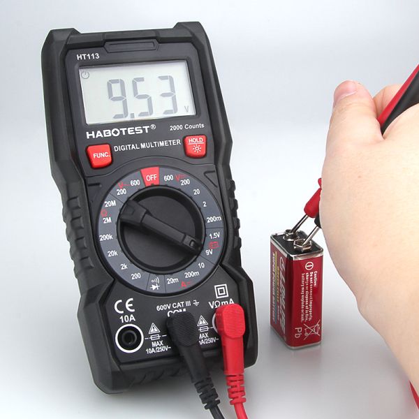 200V Handheld Voltage Tester , 200mA Pocket Voltage Tester