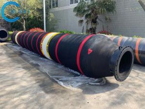 China 24inch Self Floating Rubber Dredging Hoses For Sand Slurry Water Vacuum on sale