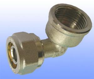 China compression brass fitting female elbow for PEX-AL-PEX on sale