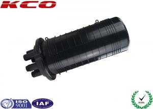 China Big Fibre Optic Splice Enclosure , Fibre Optic Splice Box 24 Cores Vertical 3 in 3 out on sale