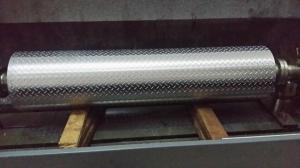  Non - Ferrous Metal / Leatheroid / Leather Embossing Rolls , Knurled Rollers Manufactures