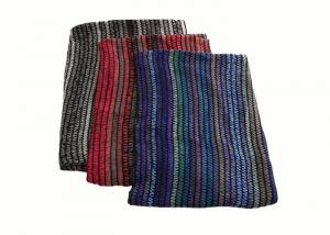  Professional  Tassel Acrylic Knit Scarf Customized Color For Warmth Manufactures
