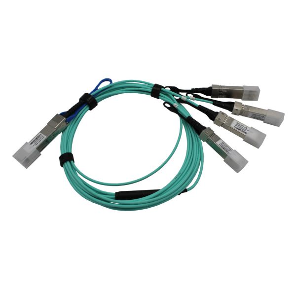 40G QSFP to 4x10G SFP+ 3m 40G QSFP+ to 4x10G SFP+ Active Optical Cable QSFP+ AOC