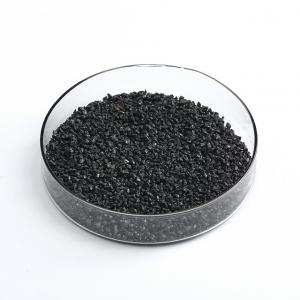  Black Copper slag black Iron-silicate black pearls sand 1~2mm for sandblasting medium Manufactures