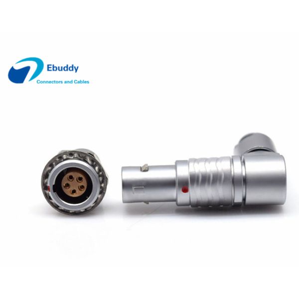 Adjustable Angle Lemo B Series Connectors 5pin Elbow Plug FSG.0B.305