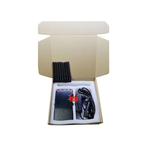 8 Antennas Handheld Cellphone Jammer , GSM 3G 4G LTE Wifi Signal Jammer