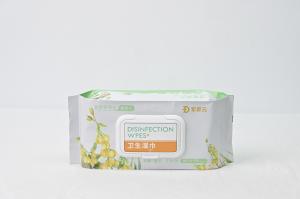 China Non Alcohol Wet Antibacterial Wipes Clean Refreshing Scent Kills 99.99% on sale