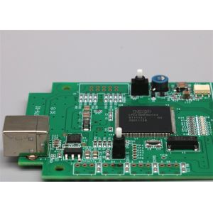 2U" Prototype PCB Assembly 6 Layers 3Oz Black Soldmask White Silkscreen