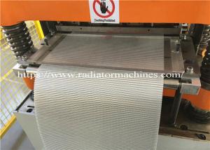  3003 Foil Radiator Fin Machine For 45mm Height With Stable Performance Manufactures