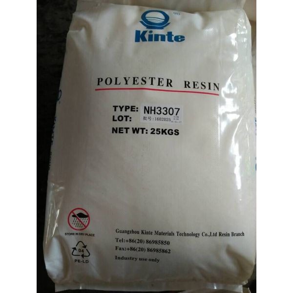 TGIC Cure Powder Coating Polyester Resins High Gloss Storage Stability High TG