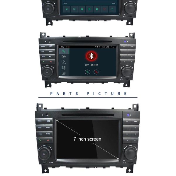 Car Autoradio Mercedes Navigation Dvd With Madia Card And Map Card