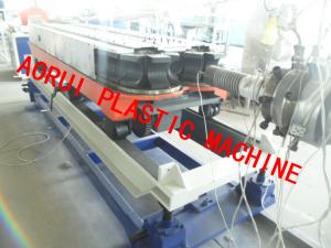  Double Wall Corrugated Plastic Pipe Extrusion Line For Drainage Use Manufactures