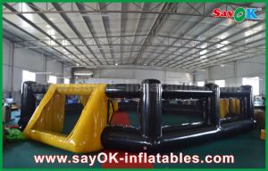  Football Inflatable Games PVC Seal Inflatable Soccer Field Kids Indoor / Outdoor Playground Equipment Manufactures