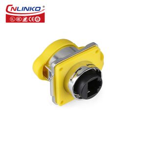 Cnlinko Waterproof IP68 Ethernet Cable Rj45 Connector Socket for LAN Network
