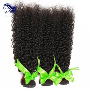  Kinky Curly Virgin Indian Hair Extensions Micro Weft 8A Grade Hair Manufactures