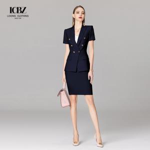 China Women's Formal Suit in Slim Fit Polyester Fiber Fabric Office Dress for Ladies on sale