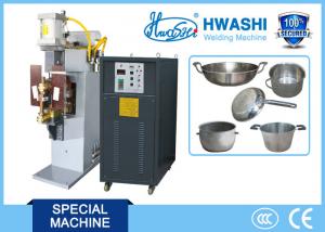 China Stainless Steel Cook Pot Welding Machine , Handle Bracket Spot Welding Machine on sale