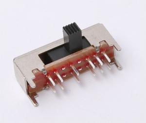  OEM Micro Miniature Slide Switch 2 Position 1 Pole With PCB Through Hole Insert Manufactures