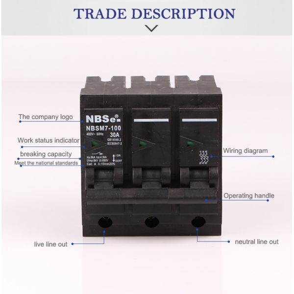 3P 75A Plug Fuse Circuit Breaker , E-frame Circuit Breakers, qob miniature circuit breakers,electric usa