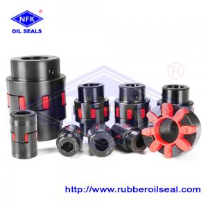 China Pu Rubber Flexible Elastic Spiders Coupling Plum Shaft Couplings For Jaw Bush Shaft Coupler on sale