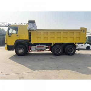 China Howo Used Dump Truck With Crane 6X4 Dumper 12.00R20 on sale