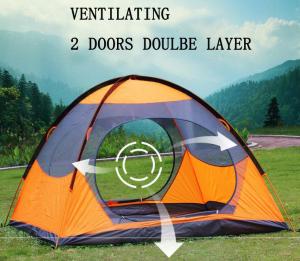  2 Doors Double Layer 1-2 Person Fashional Backpacking and Camping Tent(HT6085) Manufactures