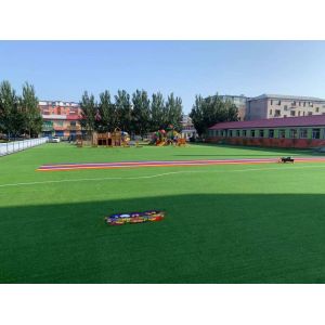 China Safe Non Infilling Sports Artificial Grass For Indoor Soccer Court on sale