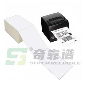  Fanfold Direct Thermal Labels White Mailing Postage Labels, Perforated, Permanent Adhesive Shipping Labels Manufactures