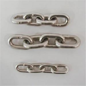  8mm 316 Stainless Steel Link Chain for Transmission in Chemical Industry and Durable Manufactures