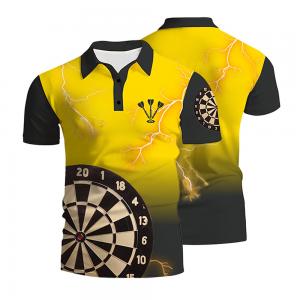 China Polyester Team Darts T Shirt Breathable Anti Pilling For Men on sale