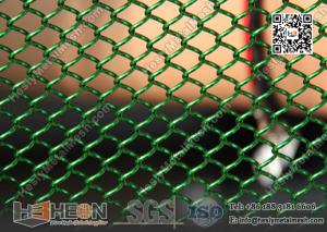 China Green Color Decorative Chainlink Curtain | China Metal Curtain Factory on sale