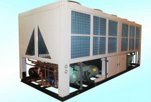  128KW Industrial Air Cooled Screw Chiller , Air - Cooled Scroll Chillers For Rubber Manufactures