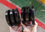 Mini Robot Rubber Tracks With Customized Wheels 123mm Width