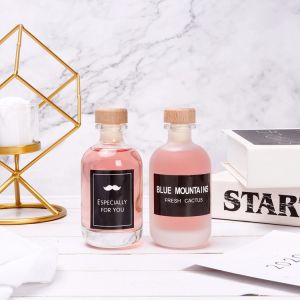  Alcohol Liquor Frosted Empty Glass Wine Bottles 100ML 250ML Manufactures