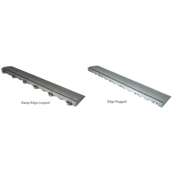 Light Gray PP Interlocking Floor Tile 400*400mm For Use In Garages Workshop