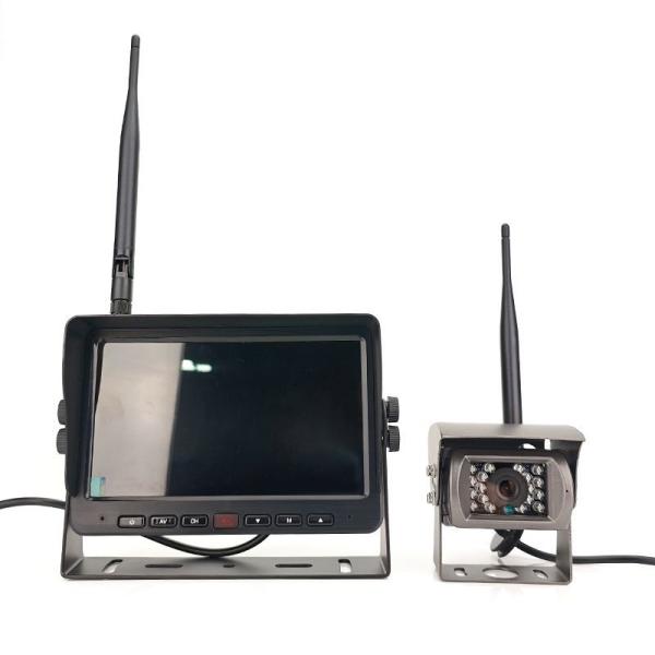 Forklift Strong Magnetic Camera System Forklift Camera with Laser Line 1080P 2 Split Rear View Monitor System