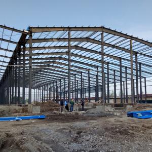 China Ceramic Tile Processing Prefabricated Steel Structure Building Workshop on sale