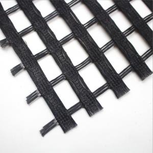 Traditional Design Geosynthetic Material Warp Knitting PVC Coated Pet Polyester Geogrid Manufactures