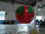 B1 Fireproof PVC Apple Fruit Shaped Balloons With Full Digital Printing 3m