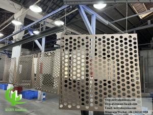  PVDF Metal Cladding Perforated Sheet Aluminum Panels For Building Decoration Manufactures