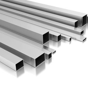  ISO9001 Extruded Aluminum Square Tubing Telescopic Rectangular Aluminum Extrusion Manufactures