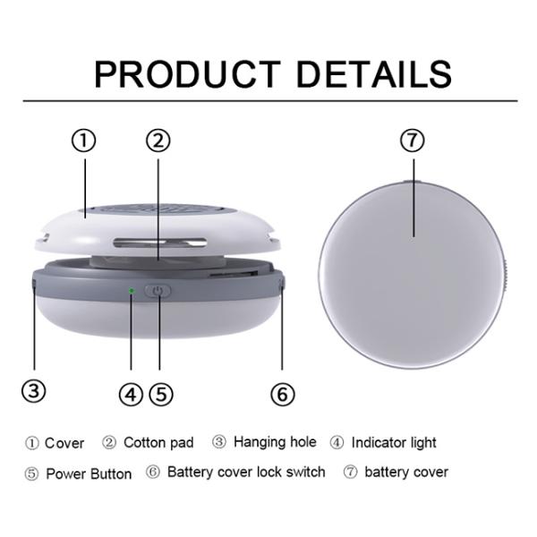 Home 0.06W Mini Ultrasonic Diffuser , ROHS 40hrs Small Diffuser Humidifier