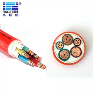  3×25+1×16MM2 Multi Cores Fire Rated Data Cable , LSZH 600/1000V Fire Protection Cable Manufactures