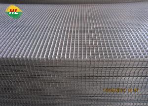  Square 50mm Galvanised Weld Mesh Fence Panels , 12 Gauge Welded Wire Fence Panels Manufactures