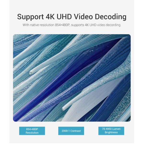 Best Selling Android DLP Video Projector DLP 4K Smart Portable Short Throw Multimedia Mini Pocket Projector